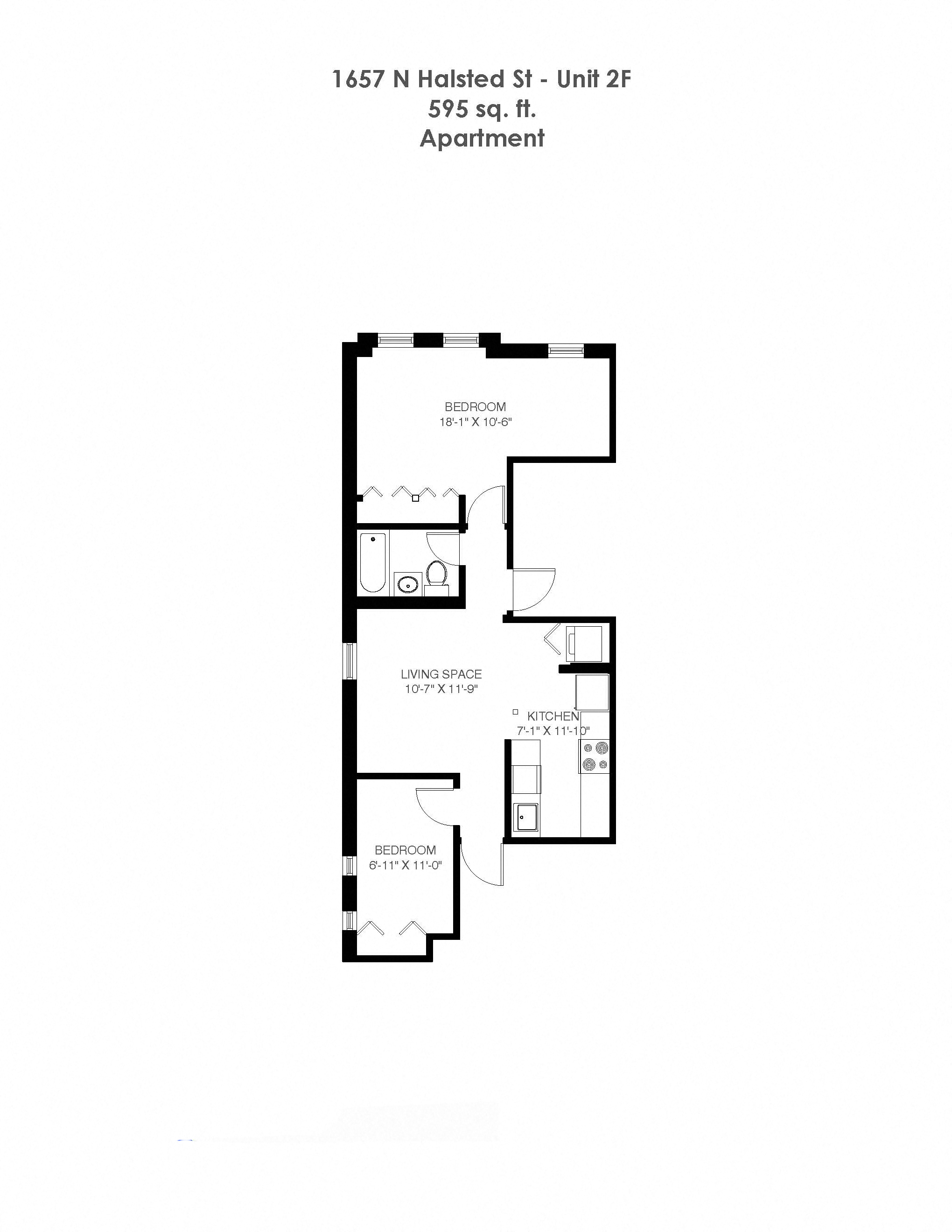 1657 Halsted Floor Plan